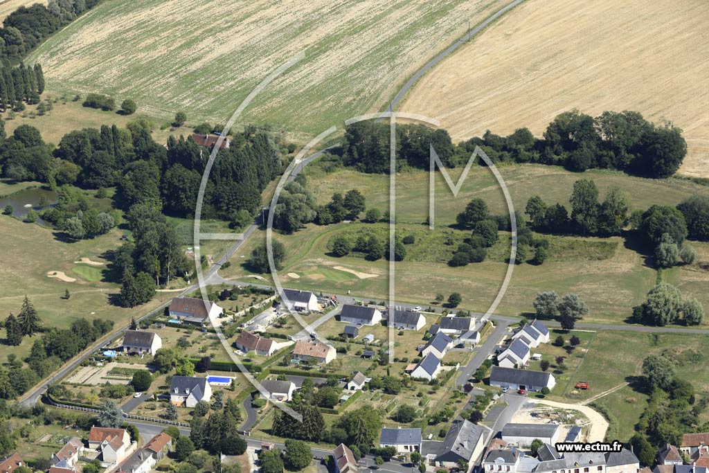 Photo arienne de Verneuil-sur-Indre