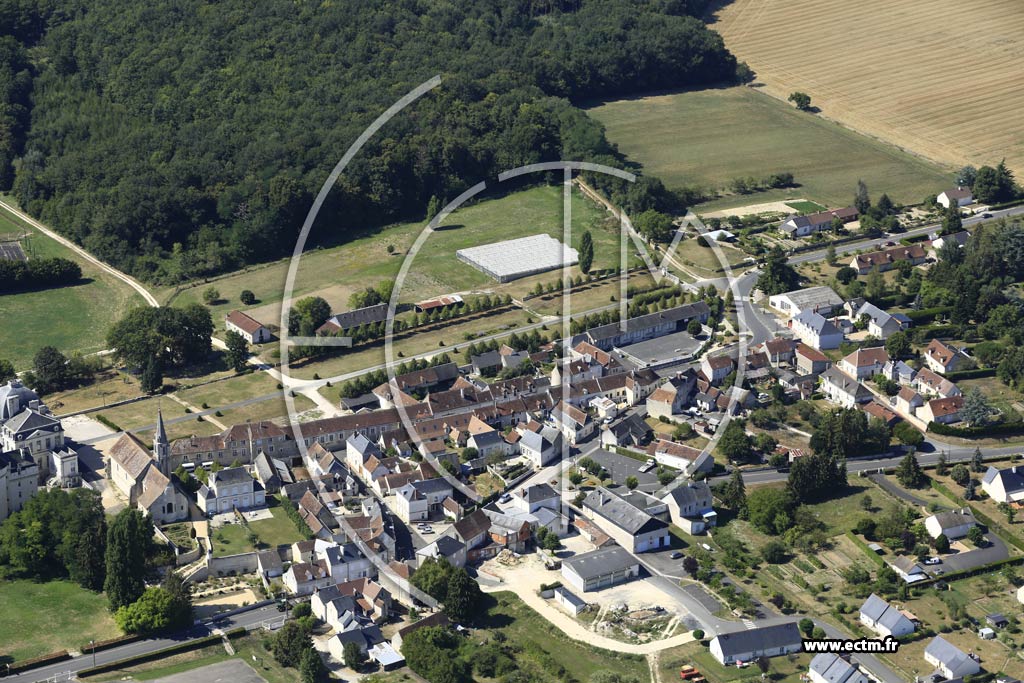 Photo arienne de Verneuil-sur-Indre