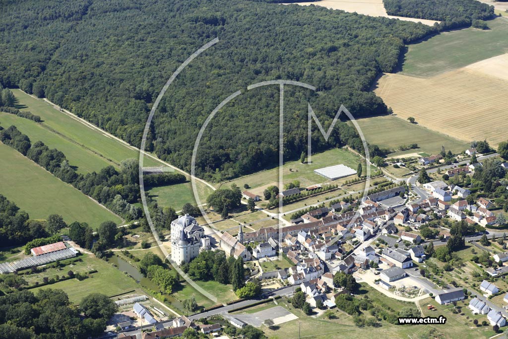 Photo arienne de Verneuil-sur-Indre