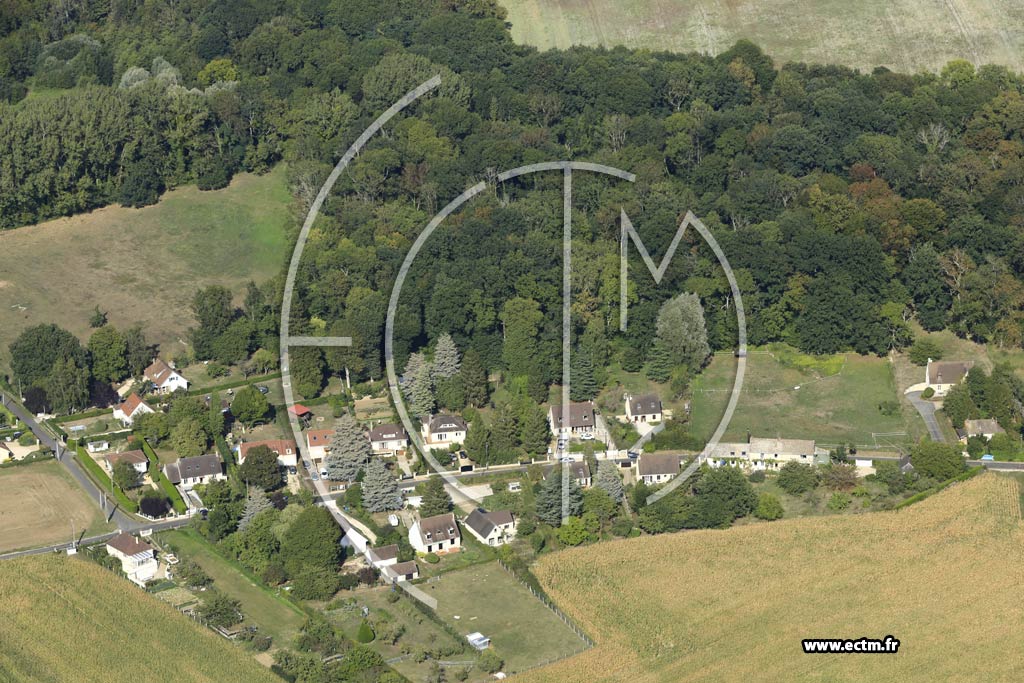 Photo arienne de Boury-en-Vexin