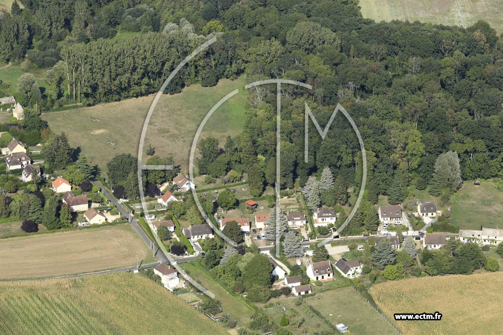 Photo arienne de Boury-en-Vexin