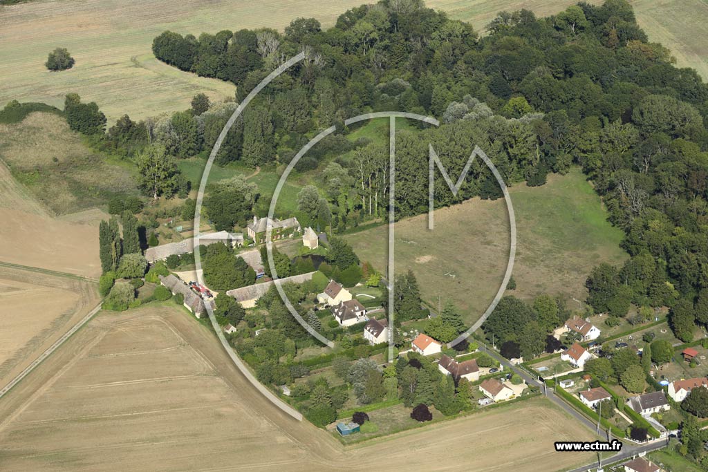 Photo arienne de Boury-en-Vexin