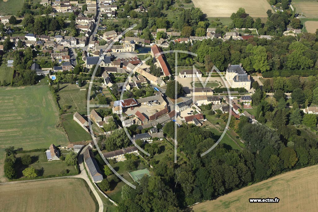 Photo arienne de Boury-en-Vexin