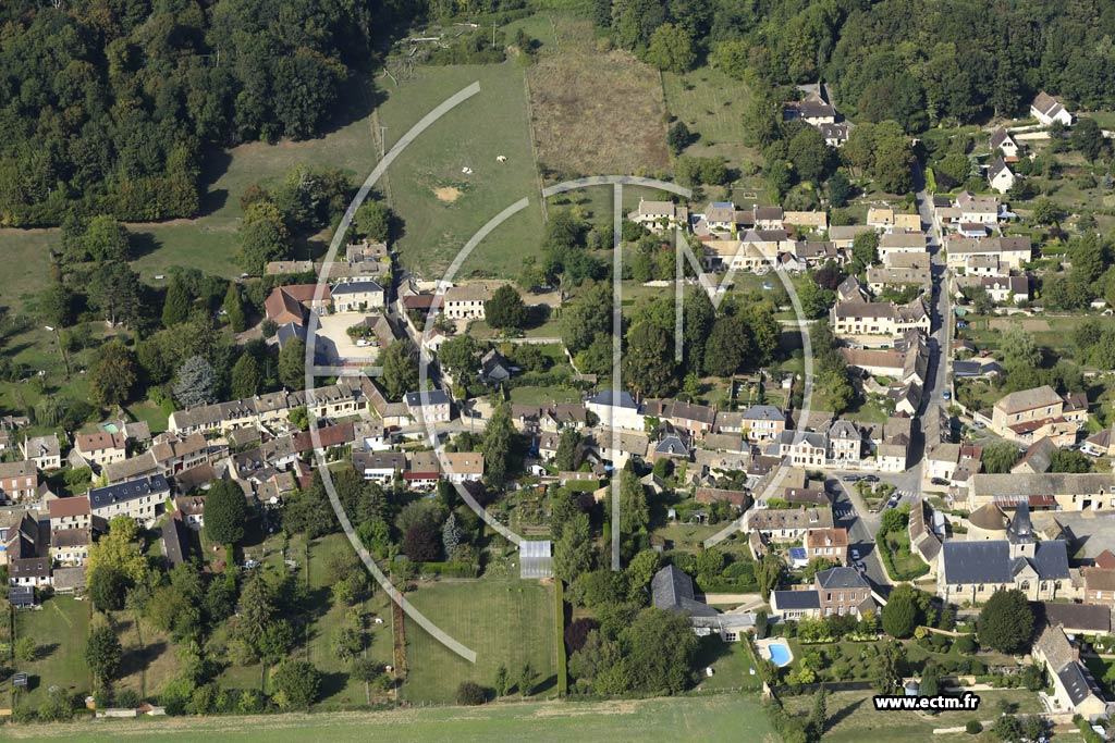 Photo arienne de Boury-en-Vexin