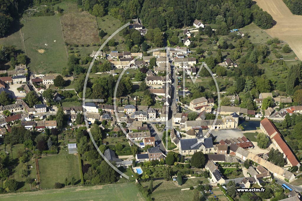 Photo arienne de Boury-en-Vexin