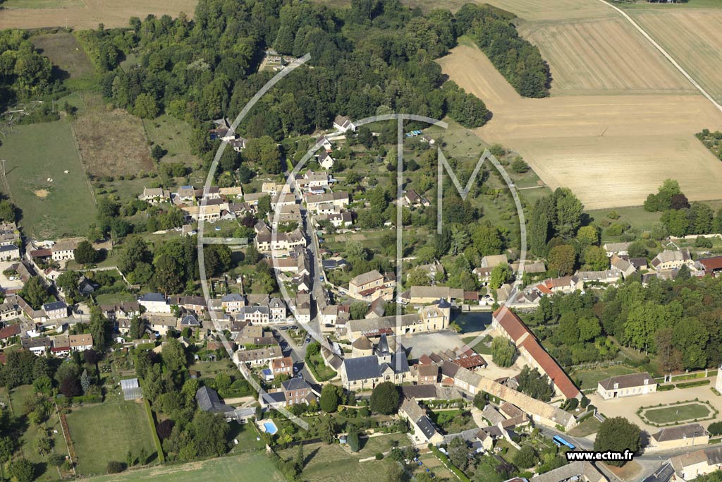 Photo arienne de Boury-en-Vexin