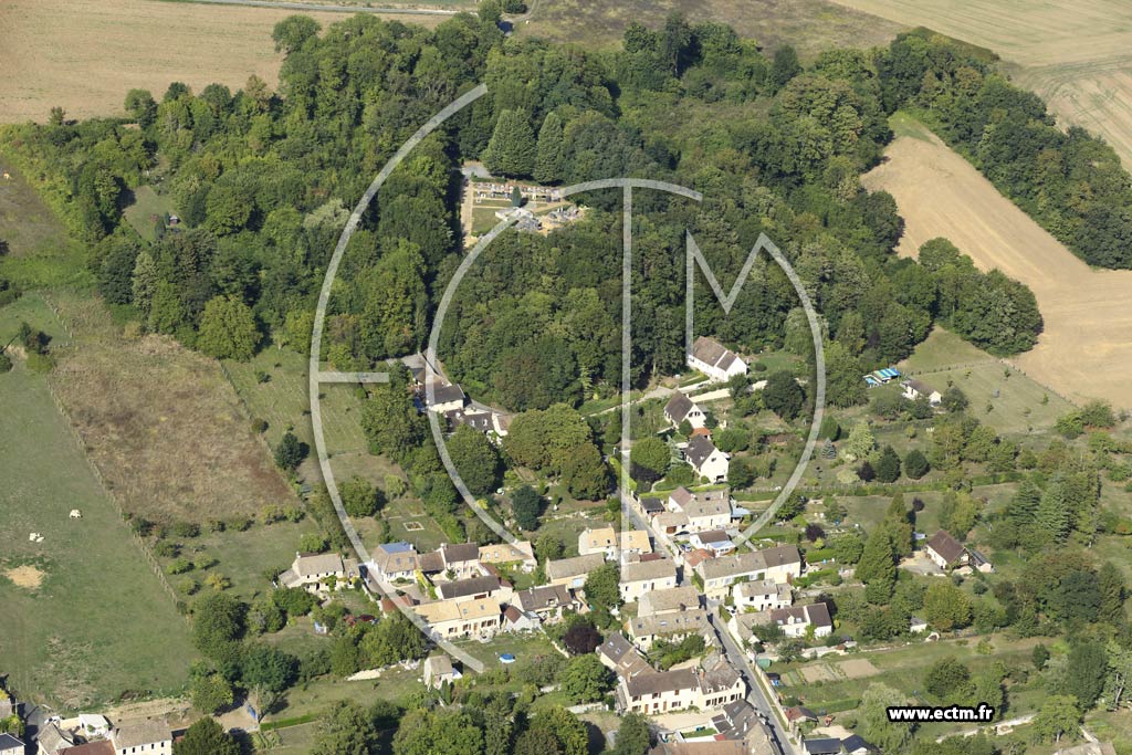 Photo arienne de Boury-en-Vexin