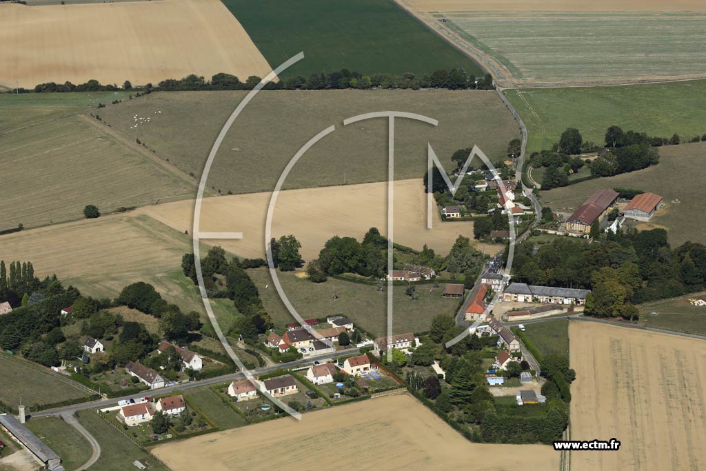 Photo arienne de Boutencourt (Pommereux)