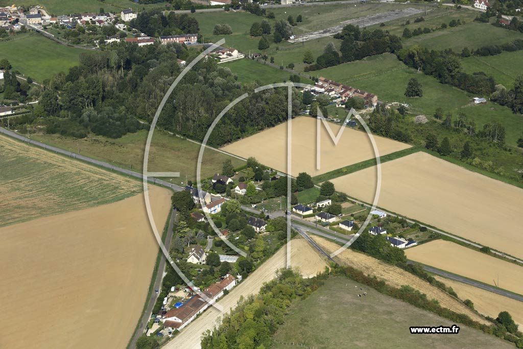 Photo arienne de Chteau-sur-Epte