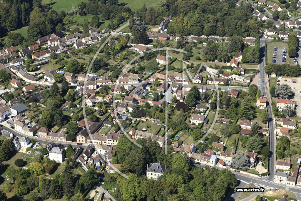 Photo arienne de Chaumont-en-Vexin