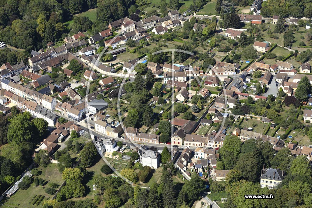 Photo arienne de Chaumont-en-Vexin