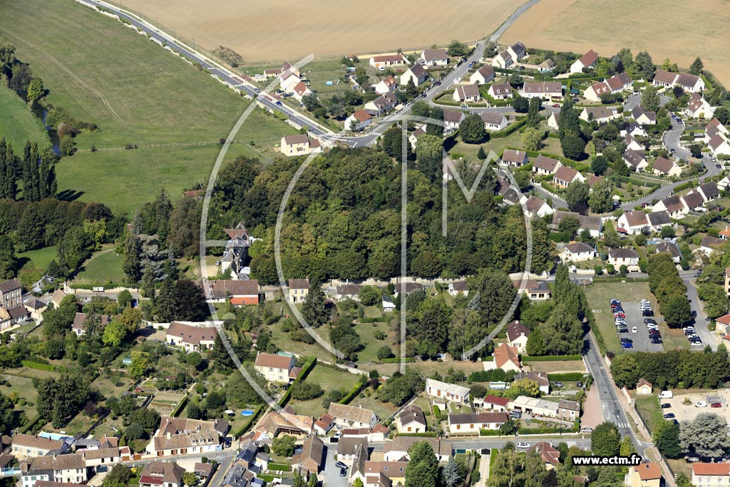 Photo arienne de Chaumont-en-Vexin