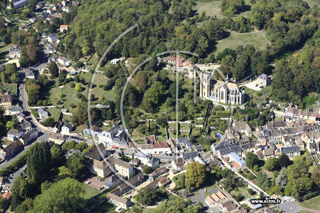 Photo arienne de Chaumont-en-Vexin