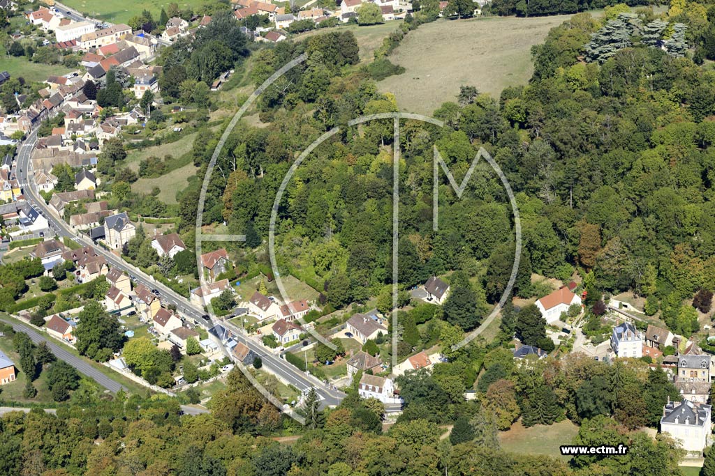 Photo arienne de Chaumont-en-Vexin (l'Aillerie)
