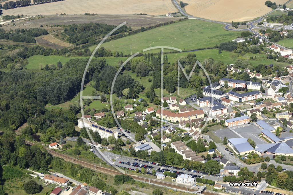 Photo arienne de Chaumont-en-Vexin (l'Aillerie)