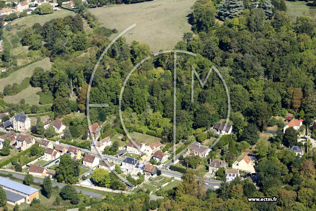 Photo arienne de Chaumont-en-Vexin (l'Aillerie)