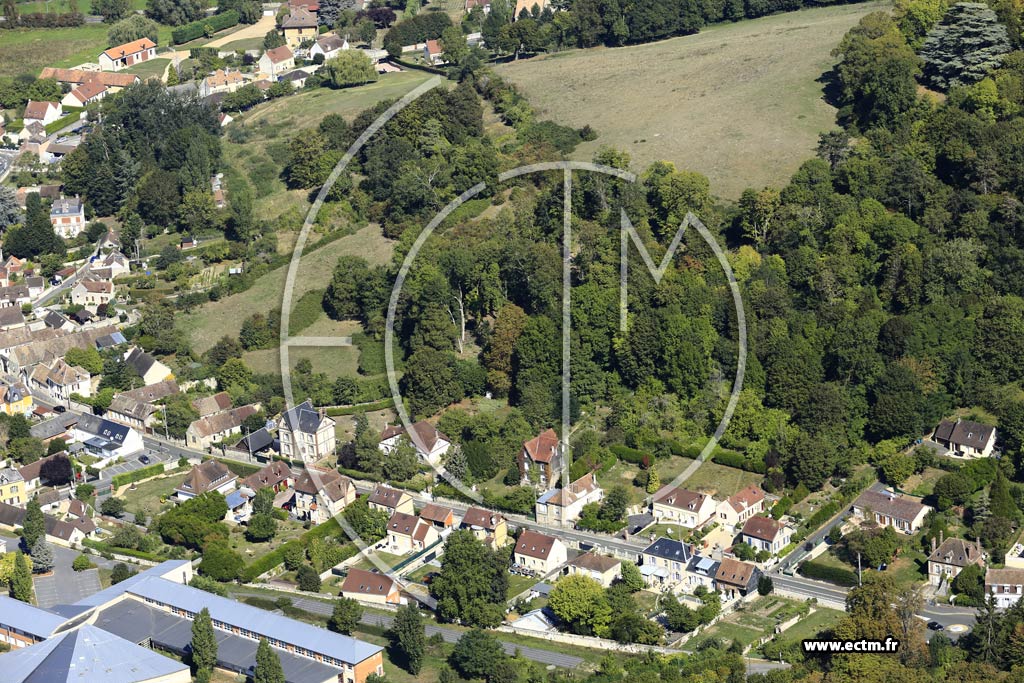 Photo arienne de Chaumont-en-Vexin (l'Aillerie)