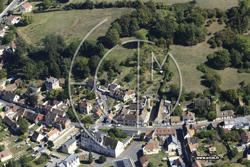 Photo arienne de Chaumont-en-Vexin (l'Aillerie)