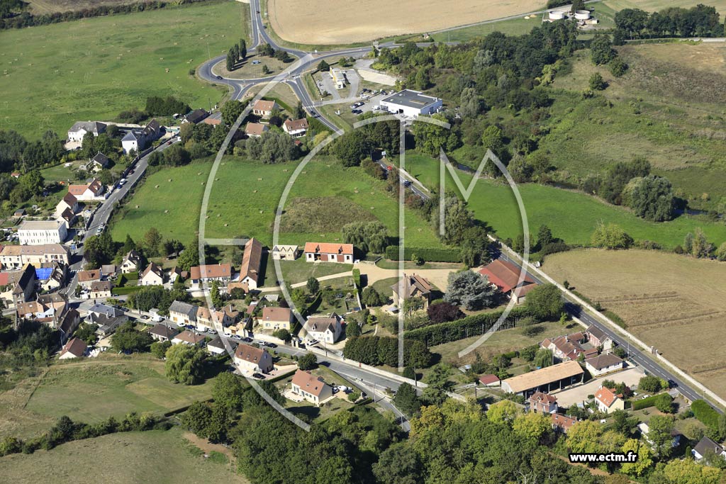 Photo arienne de Chaumont-en-Vexin (l'Aillerie)