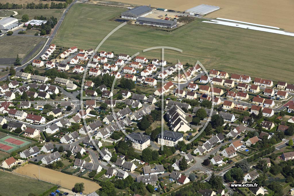Photo arienne de Chaumont-en-Vexin (les Ifs)