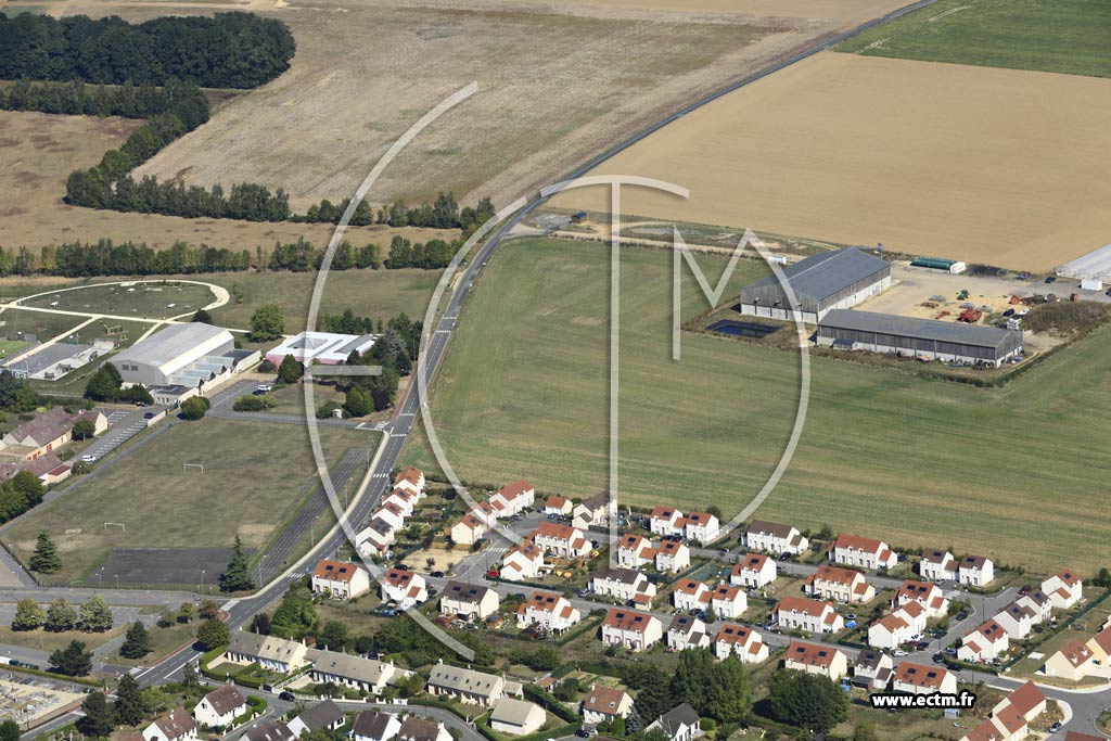 Photo arienne de Chaumont-en-Vexin (les Ifs)