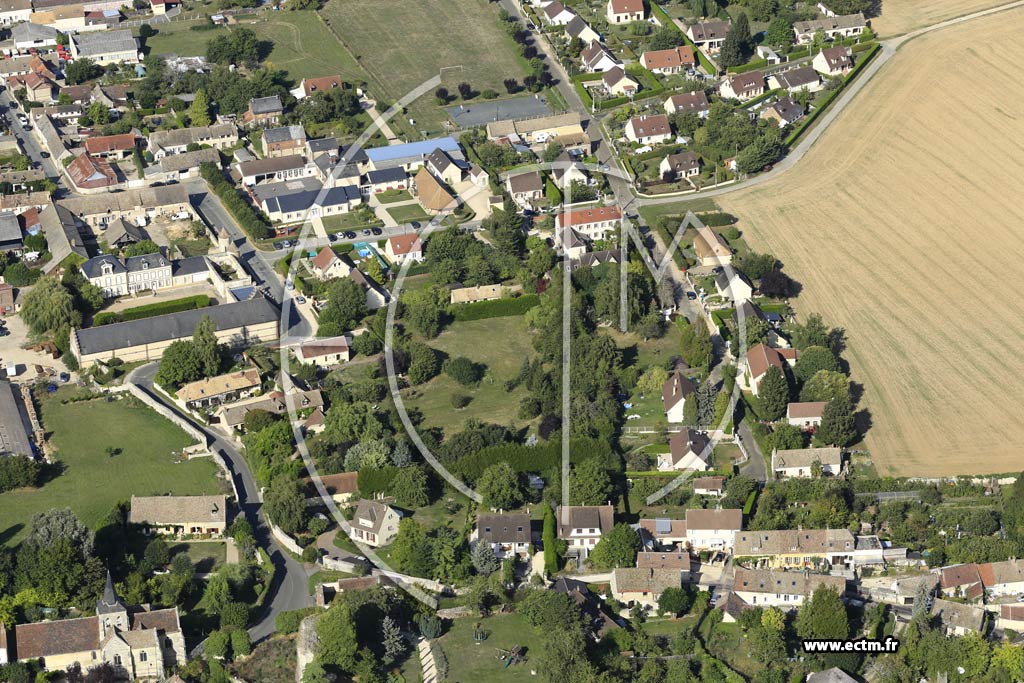 Photo arienne de Courcelles-ls-Gisors