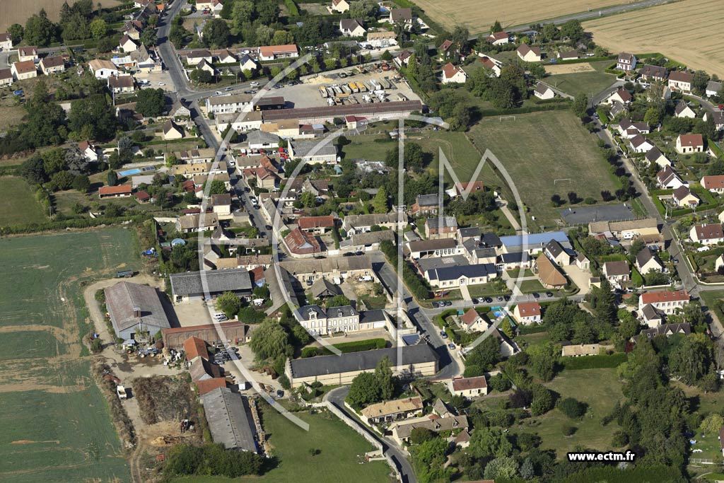 Photo arienne de Courcelles-ls-Gisors