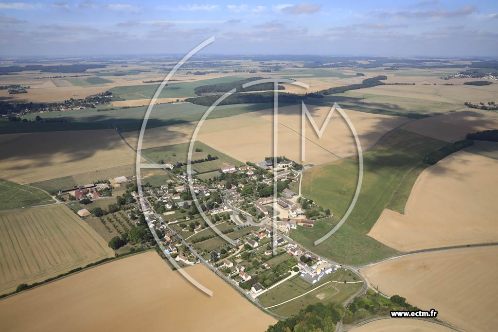 Photo arienne de nencourt-le-Sec