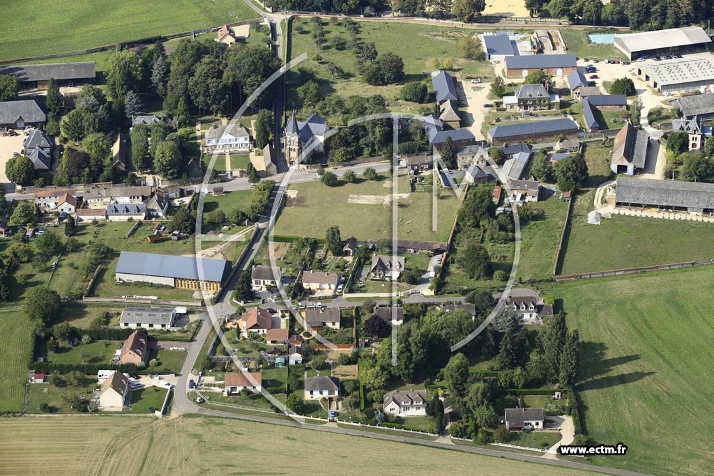 Photo arienne de Gamaches-en-Vexin
