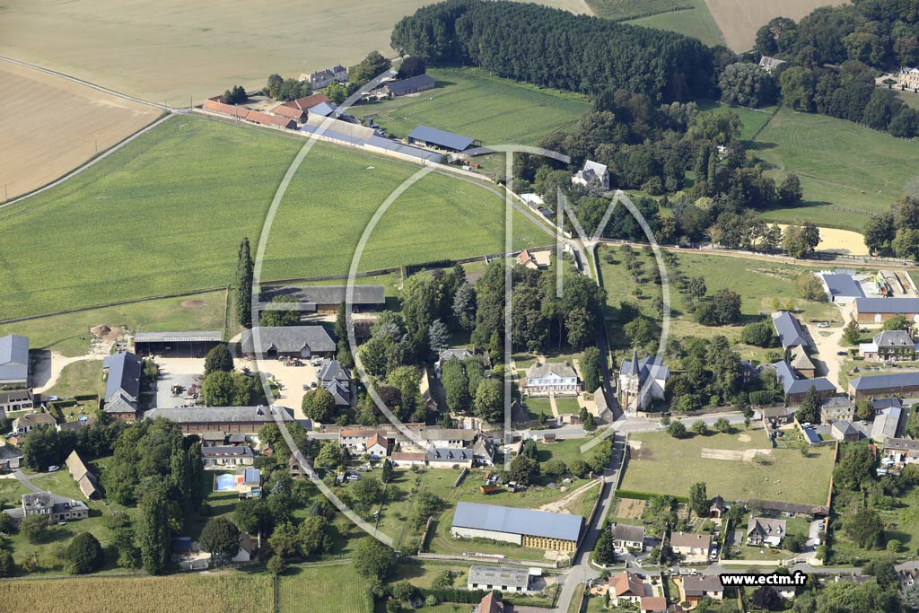 Photo arienne de Gamaches-en-Vexin
