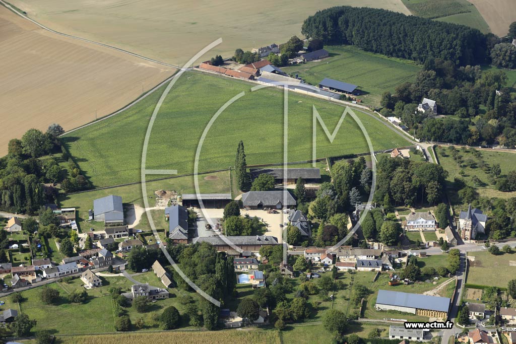 Photo arienne de Gamaches-en-Vexin