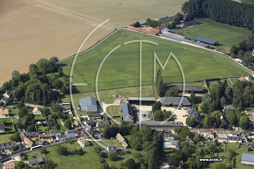 Photo arienne de Gamaches-en-Vexin
