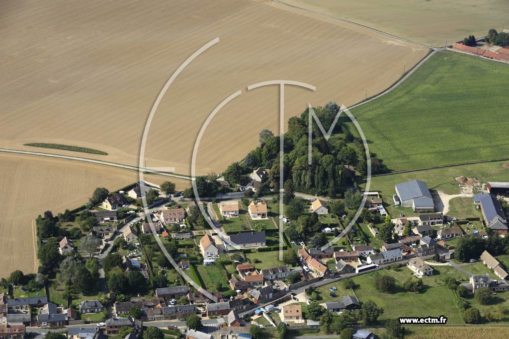 Photo arienne de Gamaches-en-Vexin