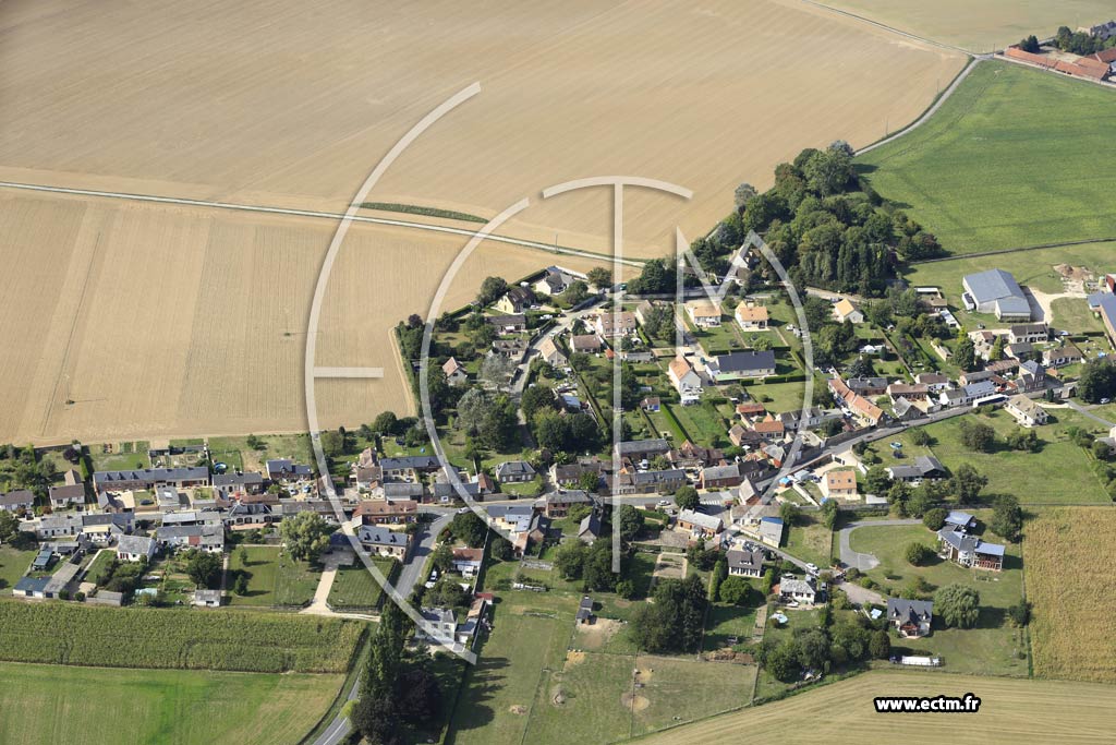 Photo arienne de Gamaches-en-Vexin