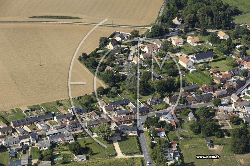 Photo arienne de Gamaches-en-Vexin