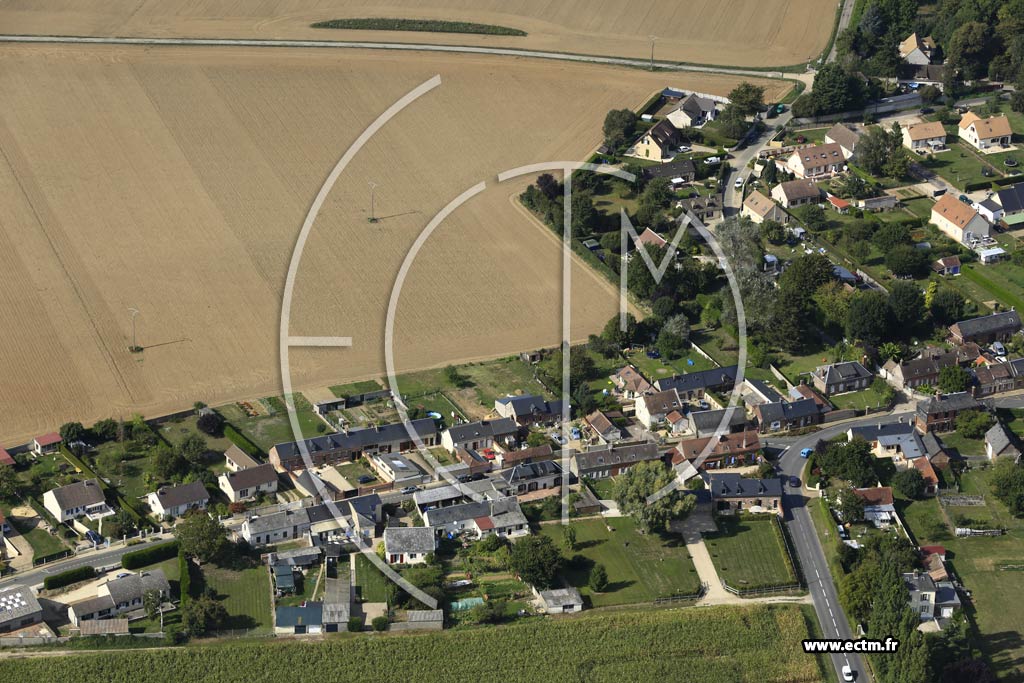 Photo arienne de Gamaches-en-Vexin
