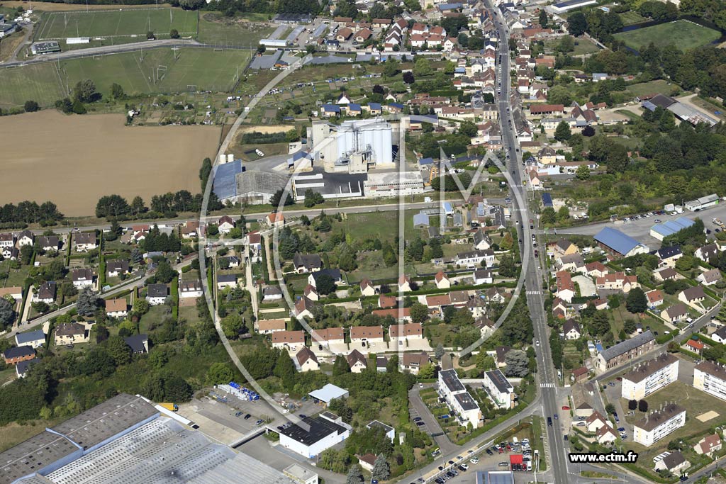 Photo arienne de Gisors