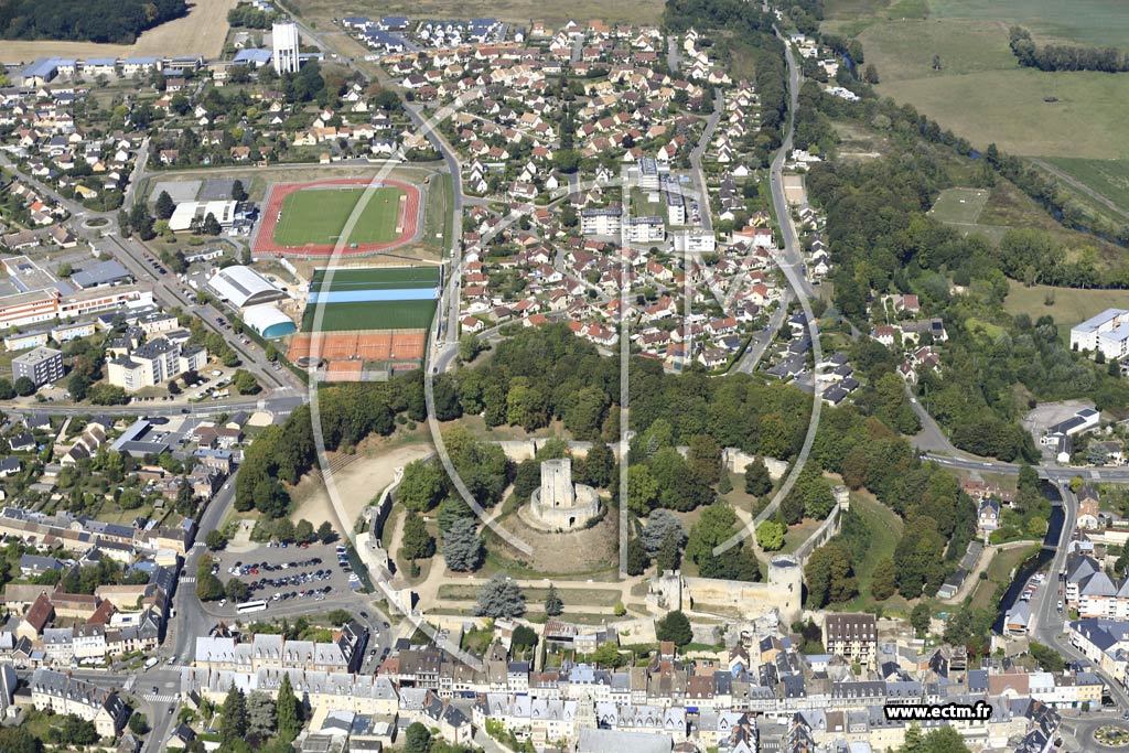 Photo arienne de Gisors