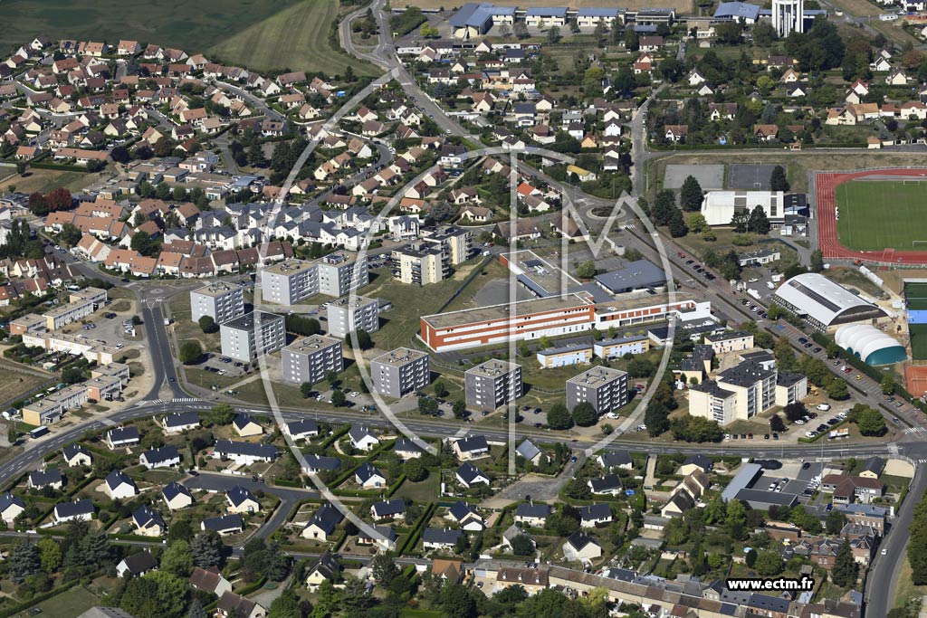 Photo arienne de Gisors
