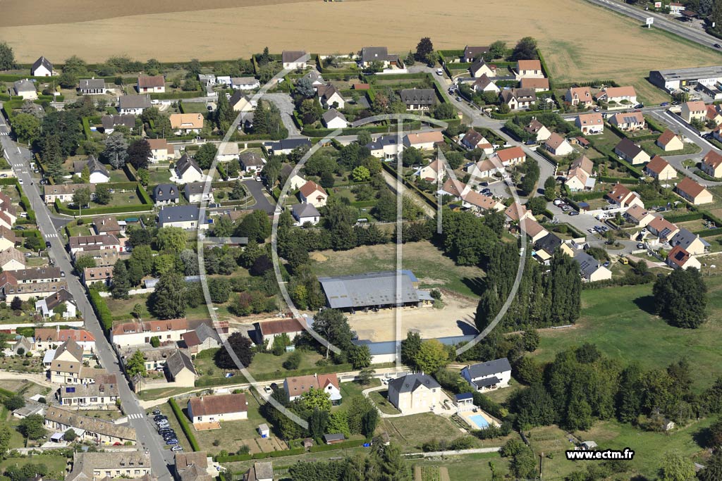Photo arienne de Gisors (Boisgeloup)