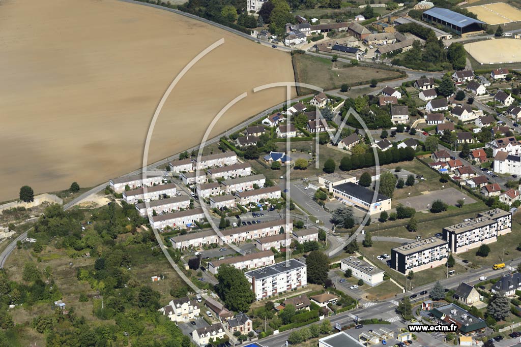 Photo arienne de Gisors (le Pr de l'Empereur)