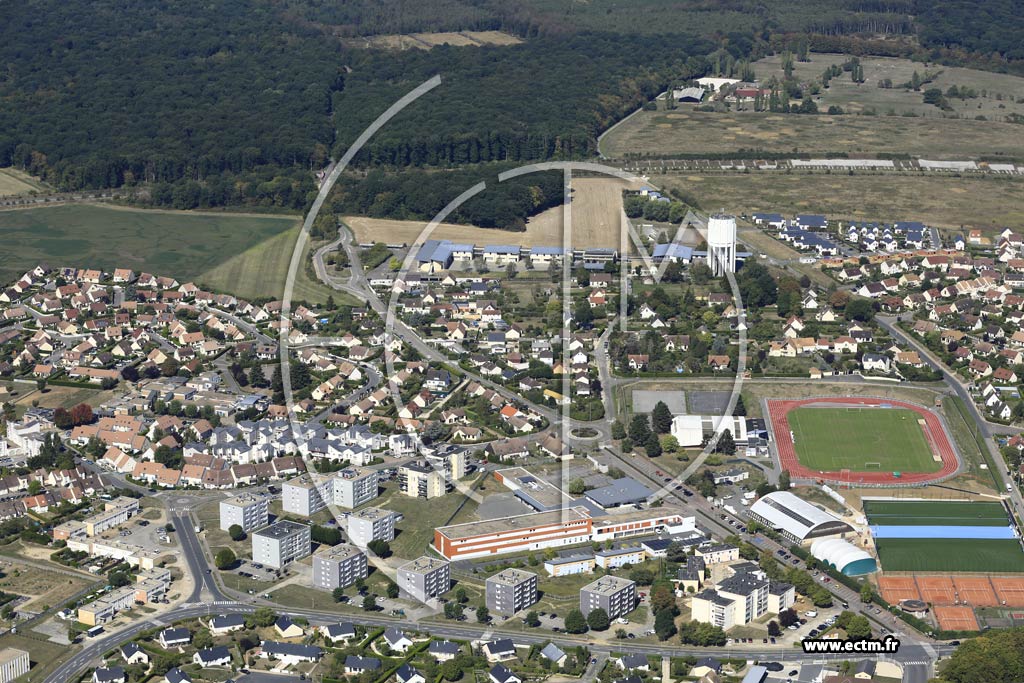 Photo arienne de Gisors (les Mathurins)