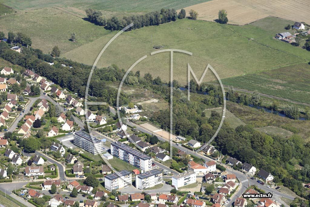 Photo arienne de Gisors (les Mathurins)