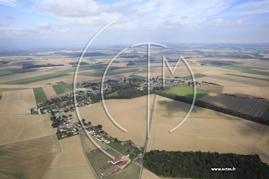 Photo arienne de Heudicourt