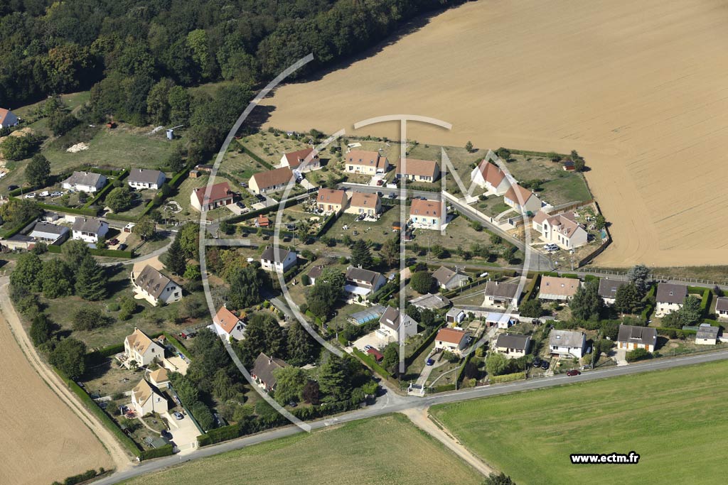 Photo arienne de Jamricourt (Hardencourt)