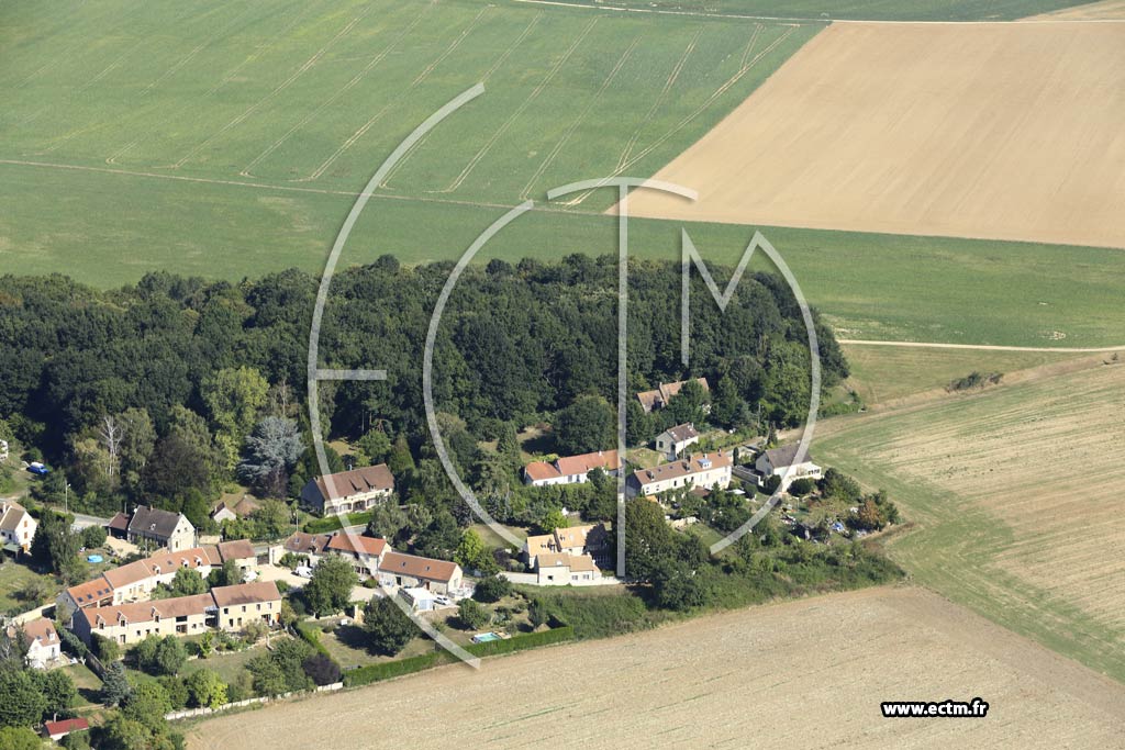 Photo arienne de Lavilletertre (Romesnil)