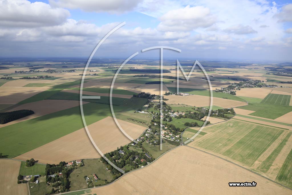 Photo arienne de Longchamps (la Belle Lande)