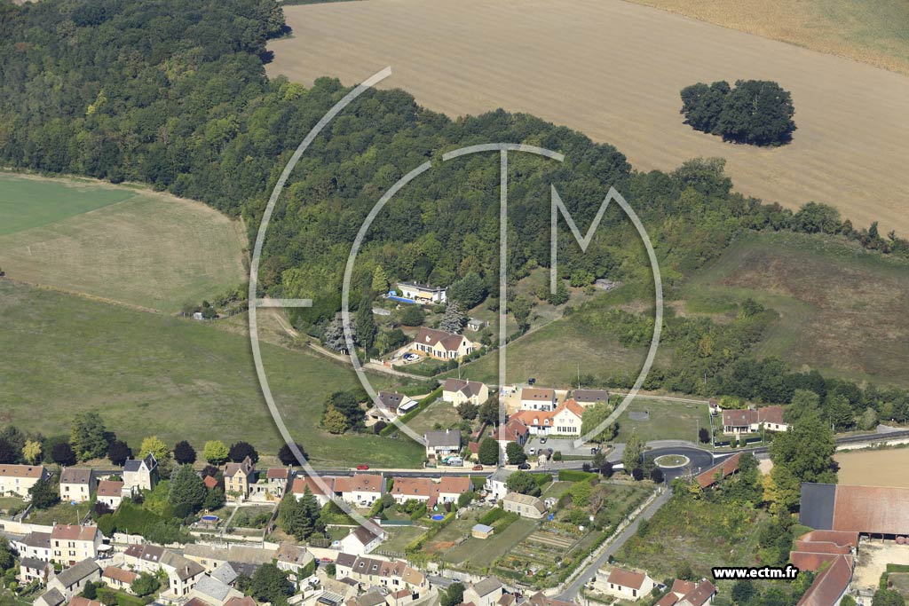 Photo arienne de Magny-en-Vexin (Blamcourt)