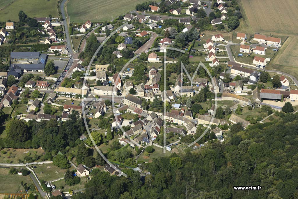 Photo arienne de Montagny-en-Vexin