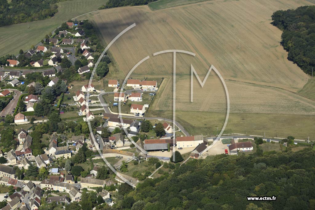 Photo arienne de Montagny-en-Vexin